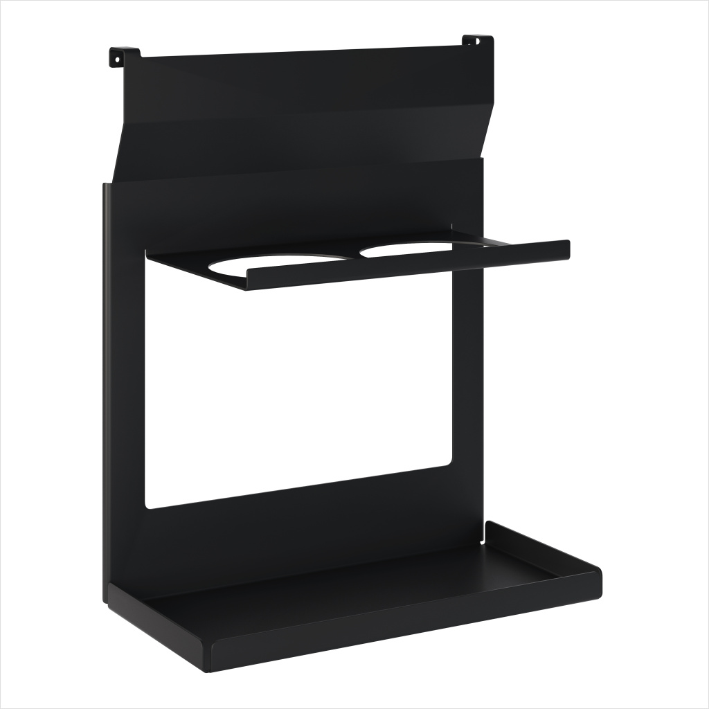 Полка для бутылок, черный муар.jpg